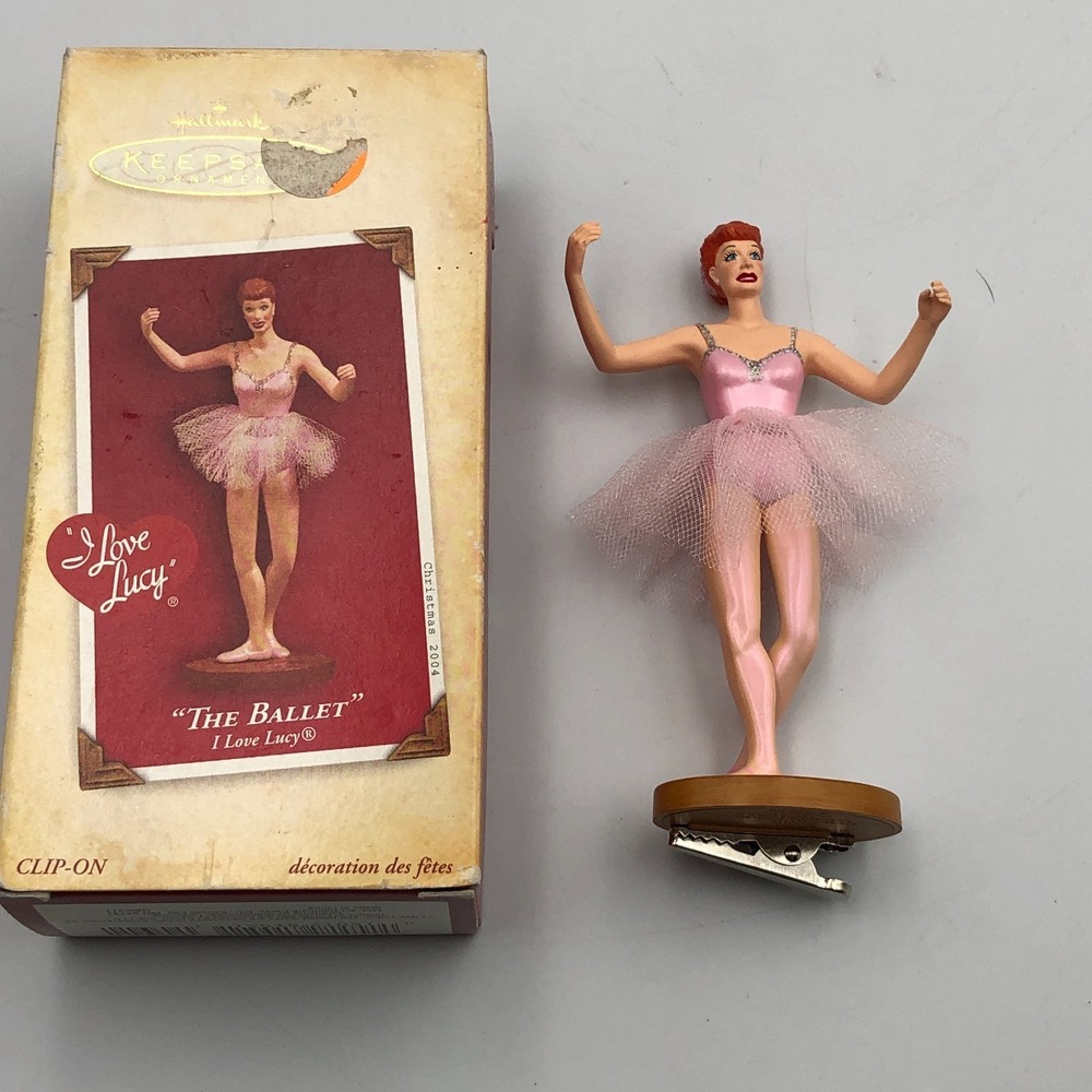 Hallmark Keepsake I Love Lucy THE BALLET Clip-On Christmas Ornament 2004